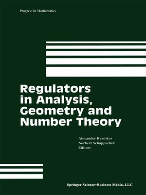 cover image of Regulators in Analysis, Geometry and Number Theory